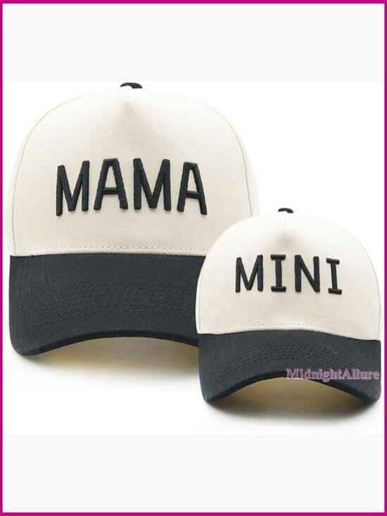 Family Matching Baseball Caps - Embroidered Papa Mama Mini, Adjustable Snapback main image 4